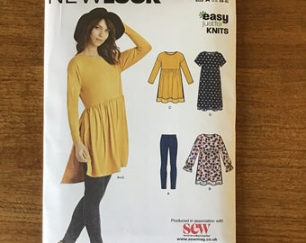 Misses Babydoll Top or Dress Pattern New Look 6533 XS - XL UNCUT