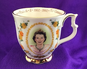 Royal Albert Queen Elizabeth II Golden Jubilee Cup 1952-2002