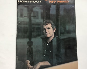 Gordon Lightfoot If You Could Read My Mind Sheet Music Songbook Piano Vocal With Guitar Chord Diagrams