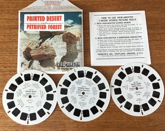 View-Master Reels Painted Desert and Petrified Forest Arizona New Mexico Original Sleeve Sawyers A 363