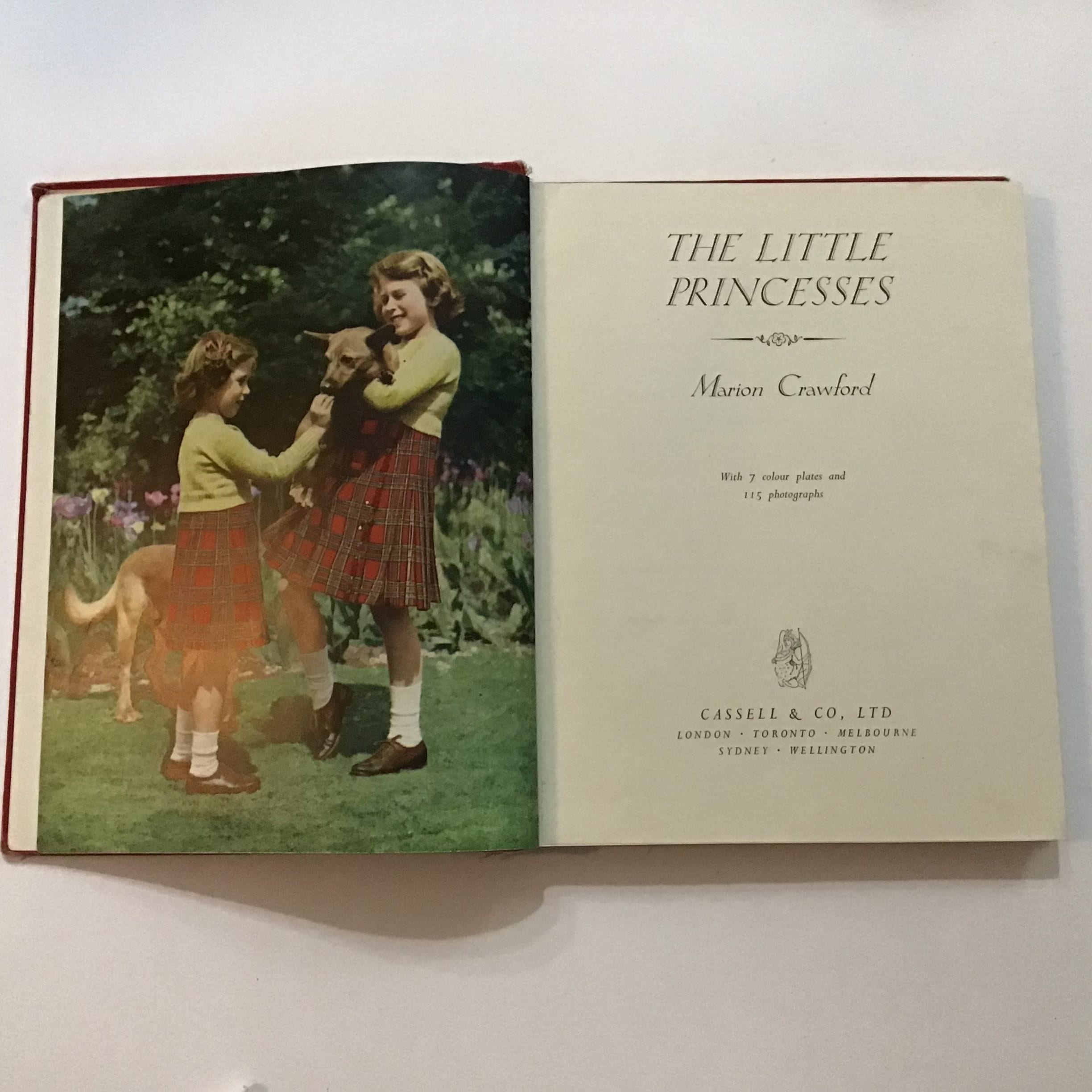 Little Princesses by Marion Crawford Hardcover Second Edition Princess Elizabeth Princess Margaret 1951 England