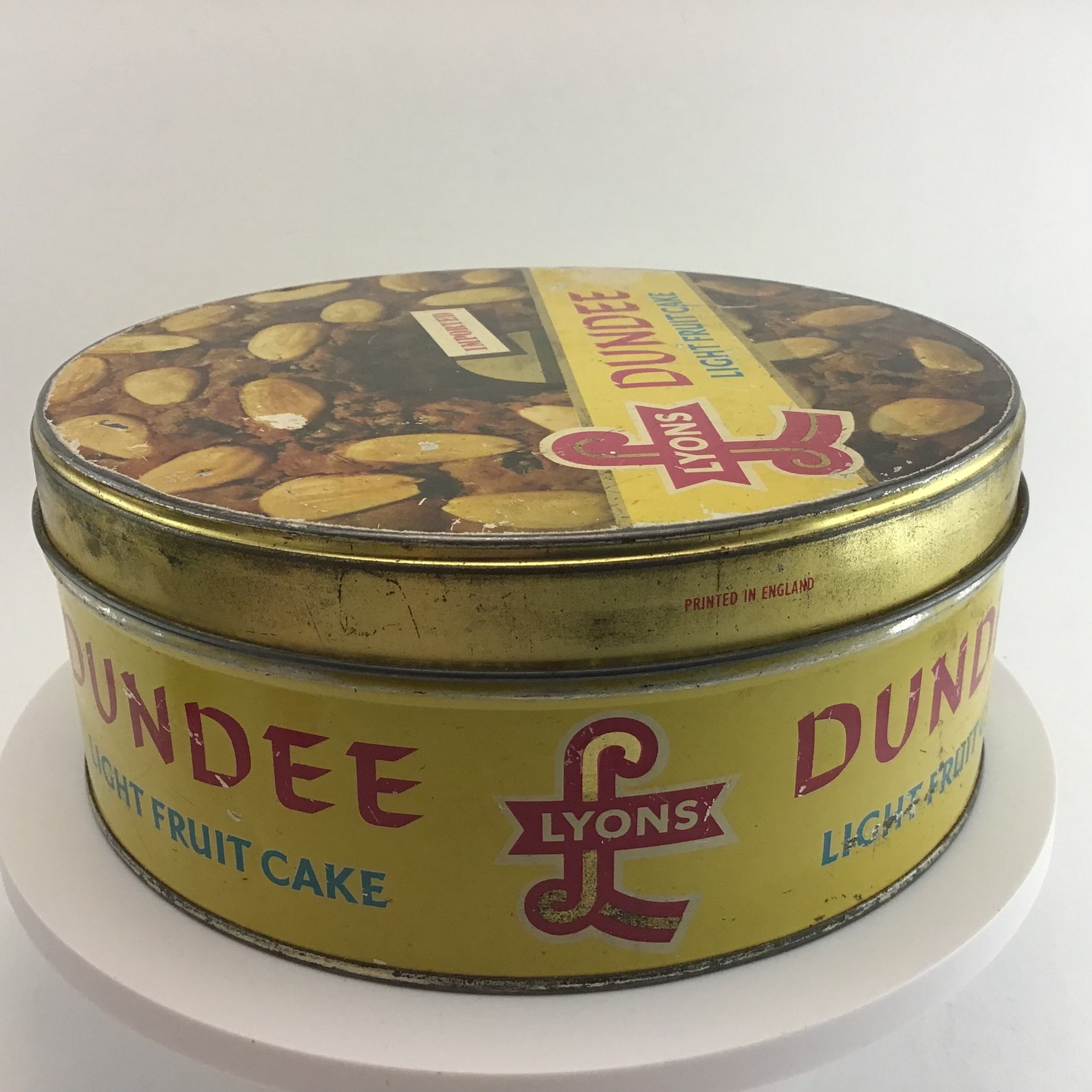 Lyons Dundee Light Fruit Cake Tin Double Warrant Etsy