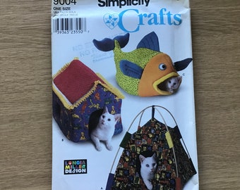 Cat Beds Pattern Simplicity 9004 UNCUT