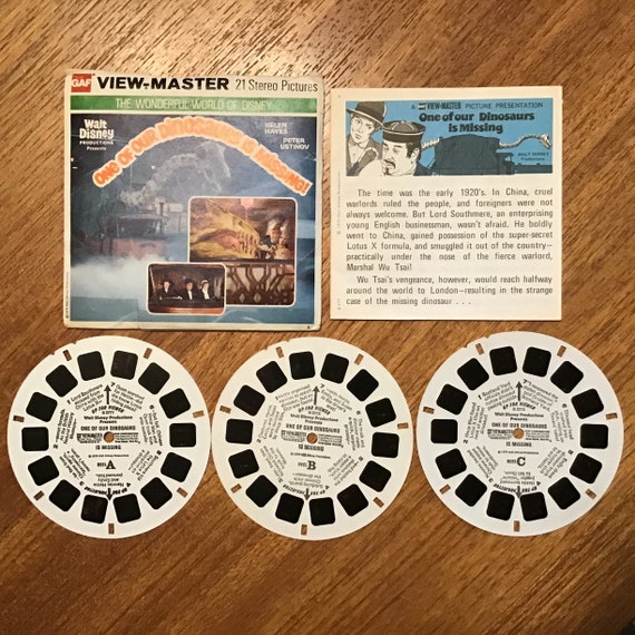 View-master Reels One of Our Dinosaurs is Missing Original Sleeve