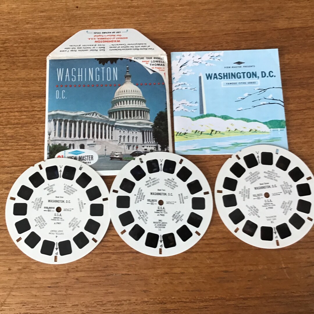 View-master Reels Washington DC Original Sleeve Booklet Sawyer's A 790 -   Canada