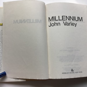 Millennium by John Varley Hardcover Book Club Edition BCE Etsy