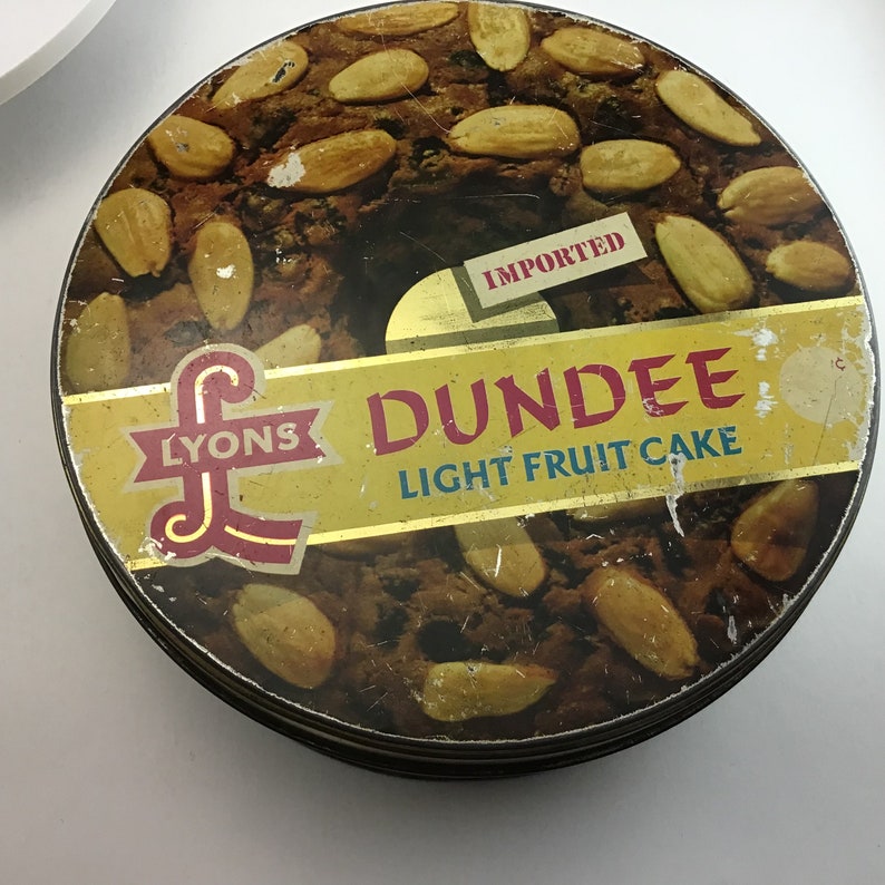 Lyons Dundee Light Fruit Cake Tin Double Warrant Etsy