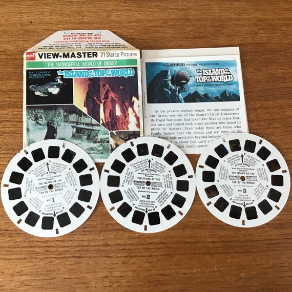 View-master Reels the Island on Top of the World Original Sleeve