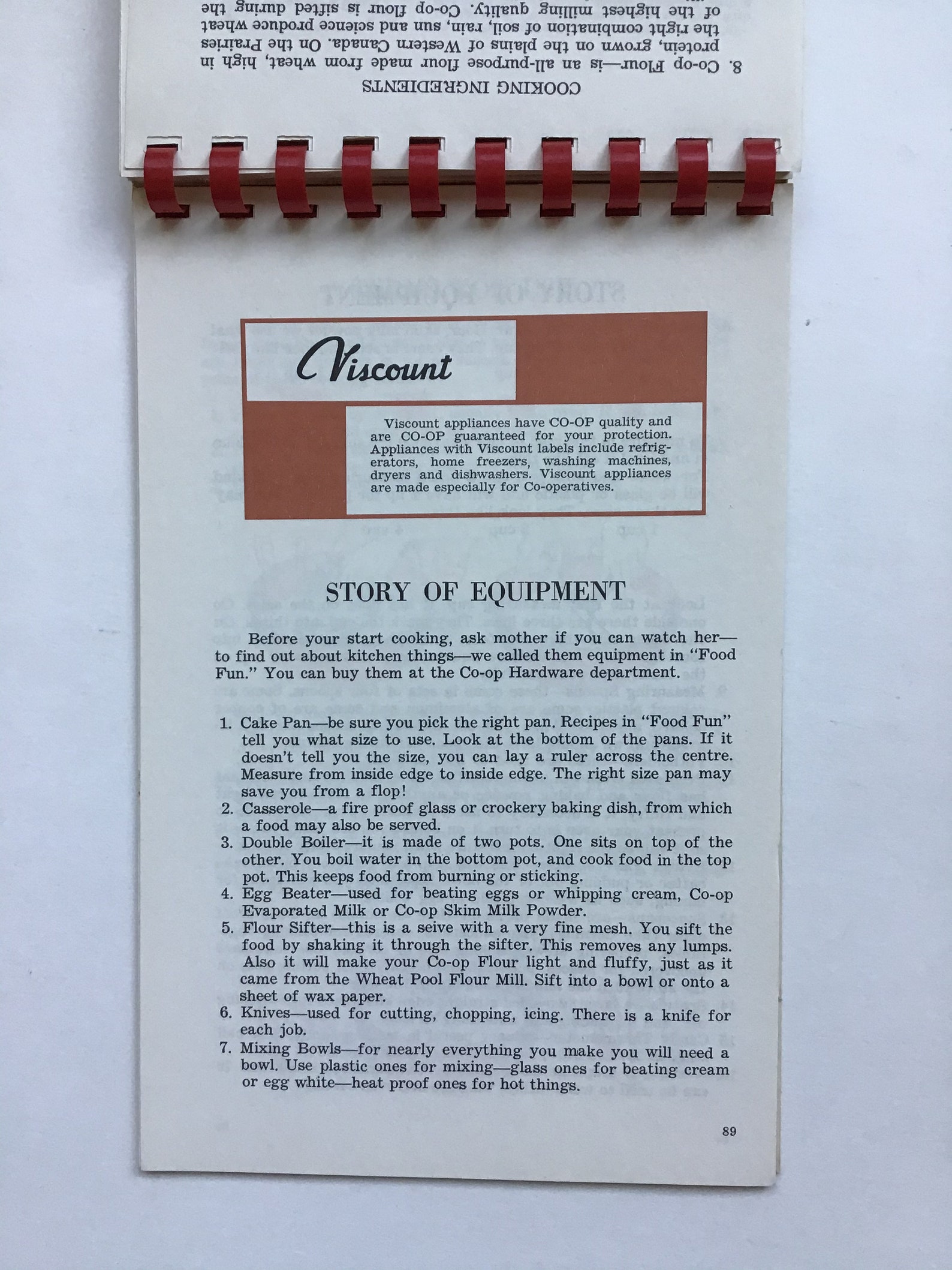 Co Op Food Fun Coilbound Cookbook Etsy