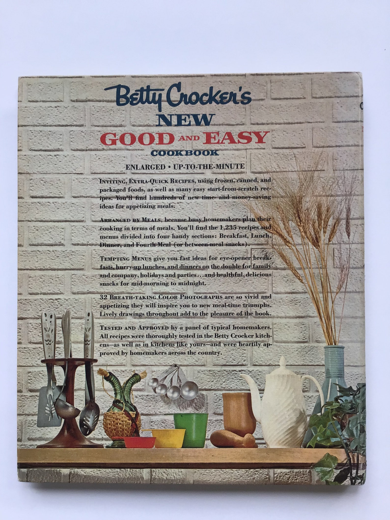 Betty Crocker New Good and Easy Cookbook Hardcover With Coil Binding Etsy