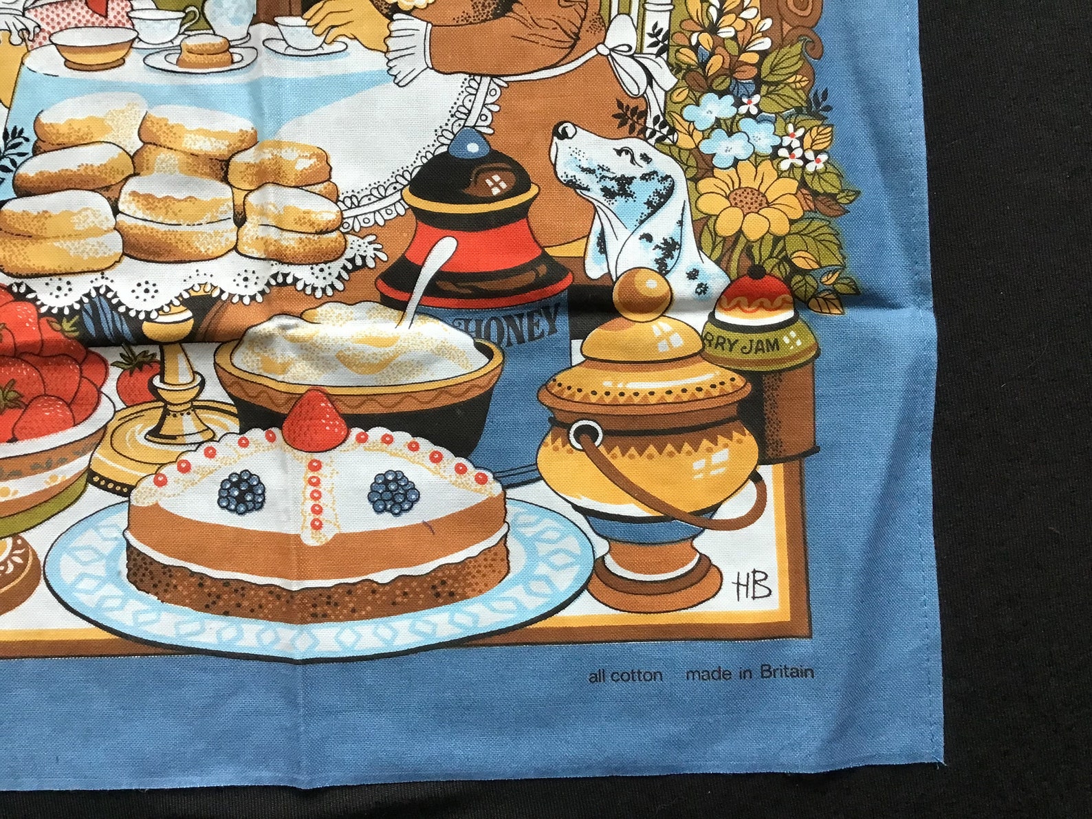 Jersey Cream Teas Tea Towel All Cotton Made in Britain Etsy