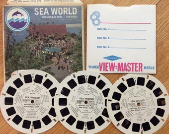 View-Master Reels Sea World Mission Bay Park San Diego Original Sleeve Gaf Sawyers A 192