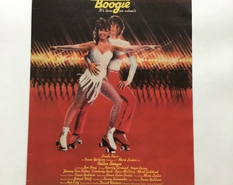 Roller Boogie 1979 Vintage PRINT AD 10x13 Linda Blair or Budweiser Taste Buds Ad