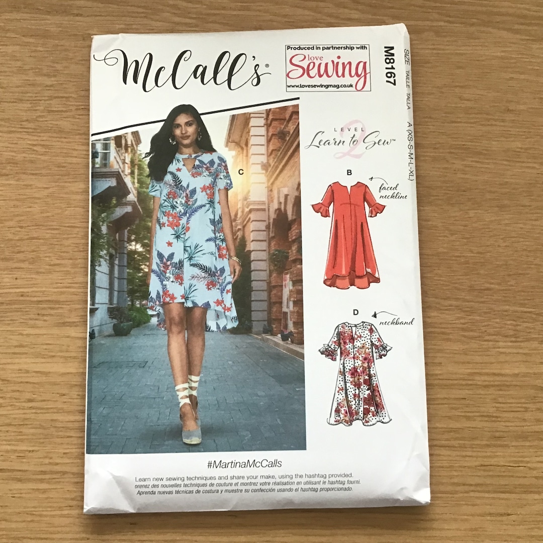Boho Dress Pattern UNCUT Size XS - XL Mccalls 8167 7711 - Etsy