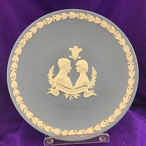 Prince Charles Lady Diana Royal Wedding Plate July 29th 1981 Wedgwood 8”