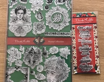 Frida Kahlo Stamp Collection and Sentiments Stamp Set