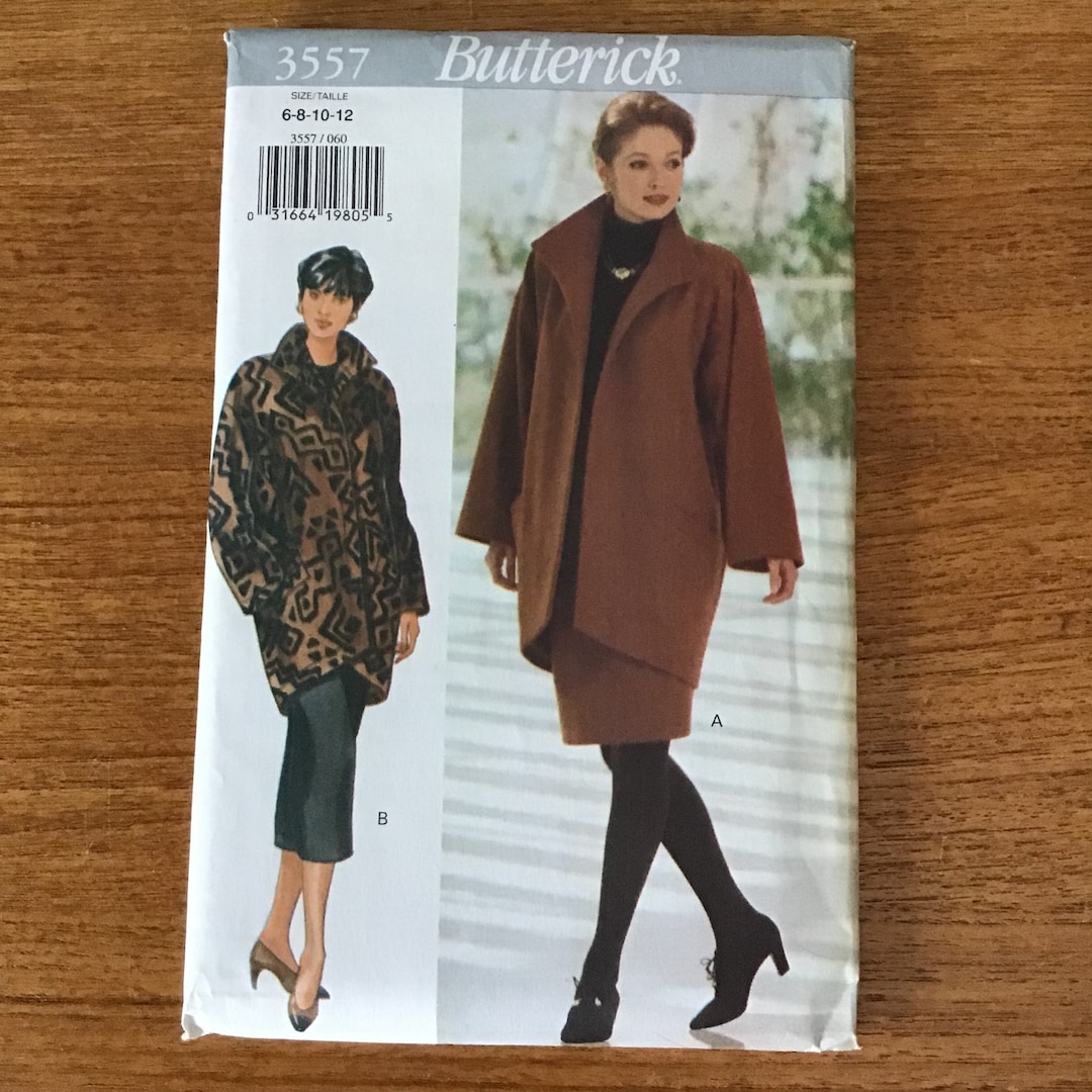 Misses Jacket and Skirt Pattern Butterick 3557 Size 6 - 12 UNCUT - Etsy