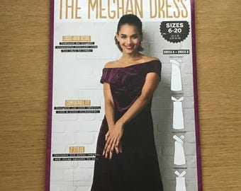 Cocktail Dress Pattern The Meghan Dress UNCUT Size 4 6 8 10 12 14 16 18