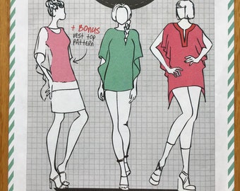 Misses Top Pattern US Sizes 4 - 18 The Holiday Set Cotton + Chalk 09 UNCUT