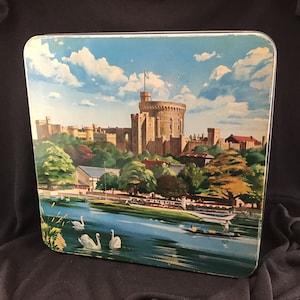 Peek Frean Windsor Castle Tin Biscuit Tin British Biscuits Cookie Tin Box