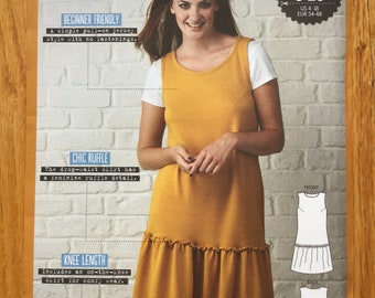 Misses Easy Dress Pattern The Alexa Dress UNCUT Size 4 6 8 10 12 14 16 18