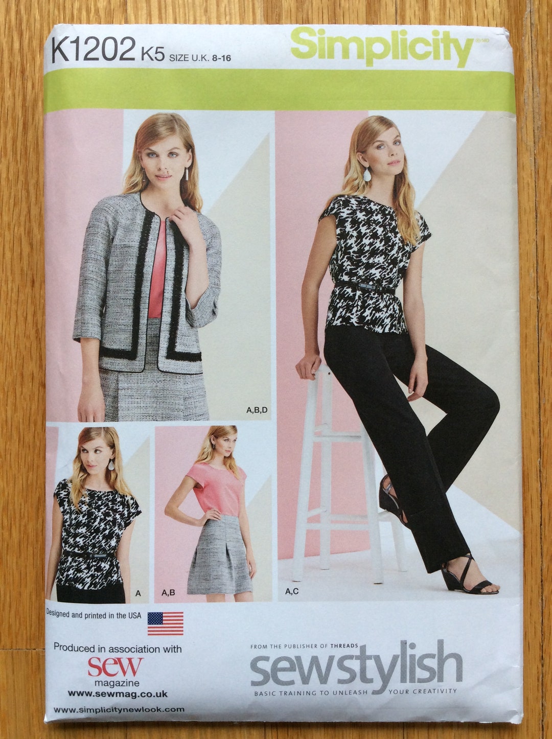 Misses Separates Top Skirt Pants and Jacket Pattern Sizes 8 10 - Etsy