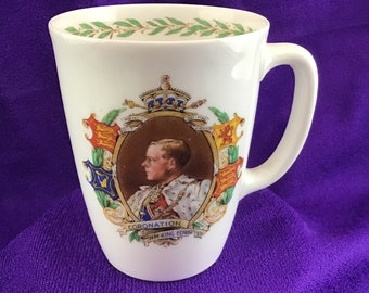 King Edward VIII Coronation 1937 Mug Royal Doulton Coronation Mug Cup