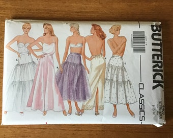 Misses Petticoat Pattern Butterick 4407 UNCUT Sizes 10 - 12