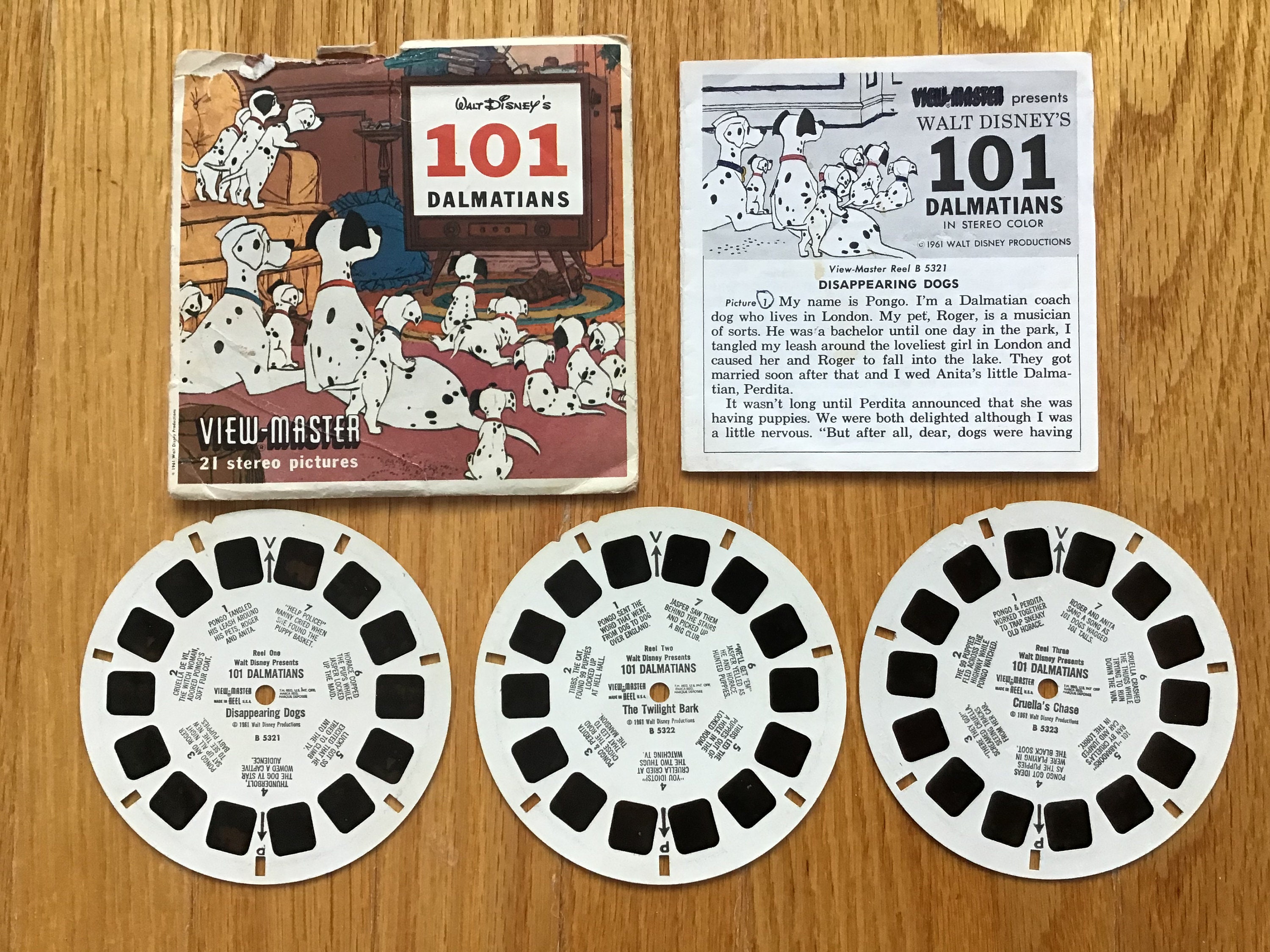 View-master Reels 101 Dalmatians in Original Package Viewmaster