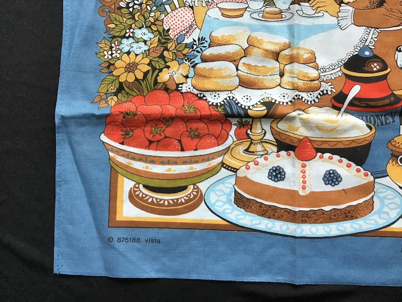 Jersey Cream Teas Tea Towel All Cotton Made in Britain Etsy