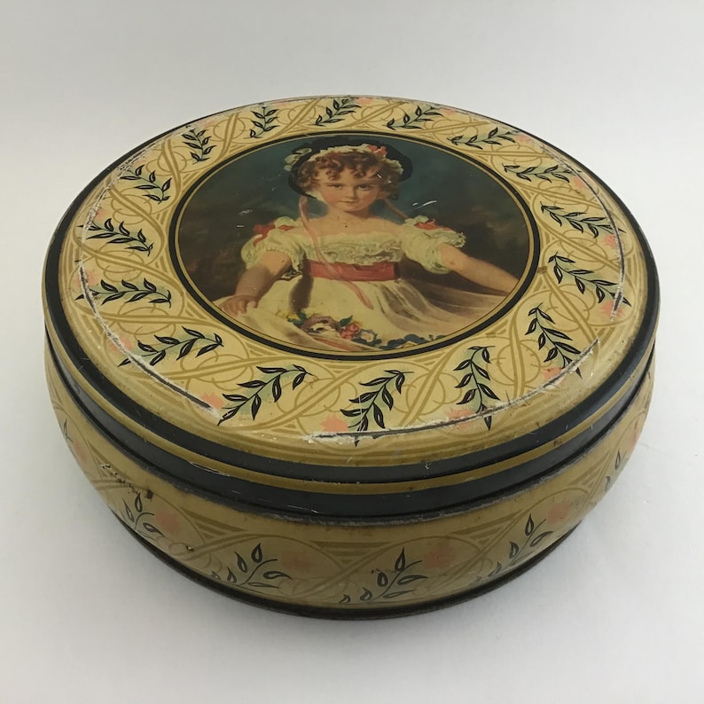Peek Freans Biscuit Tin Miss Louisa Murray by Thomas Lawrence Cookie ...