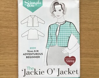 Jackie O Jacket Pattern UNCUT Simple Sew 009 Adventurous Beginner Pattern