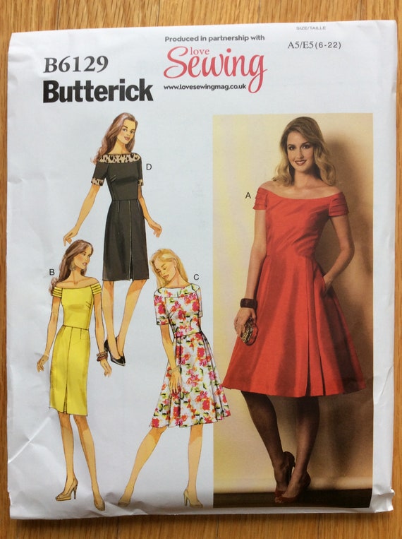 Butterick Ladies Easy sewing pattern 6414 Overlay bodice dresses BUTTERICK - 6....
