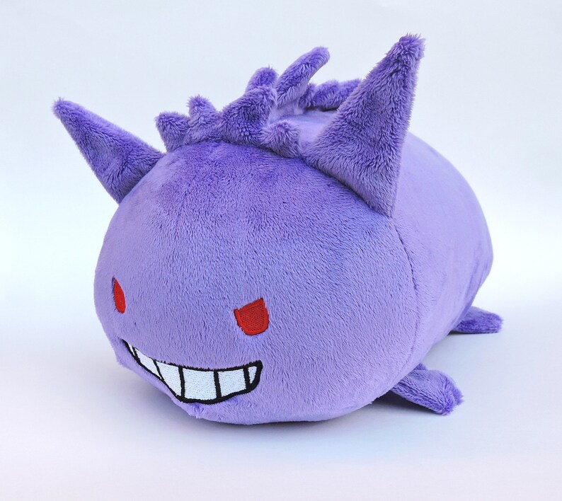 PREORDER Gengar Pokemon Plush Roll Handmade Kanto Ghost | Etsy