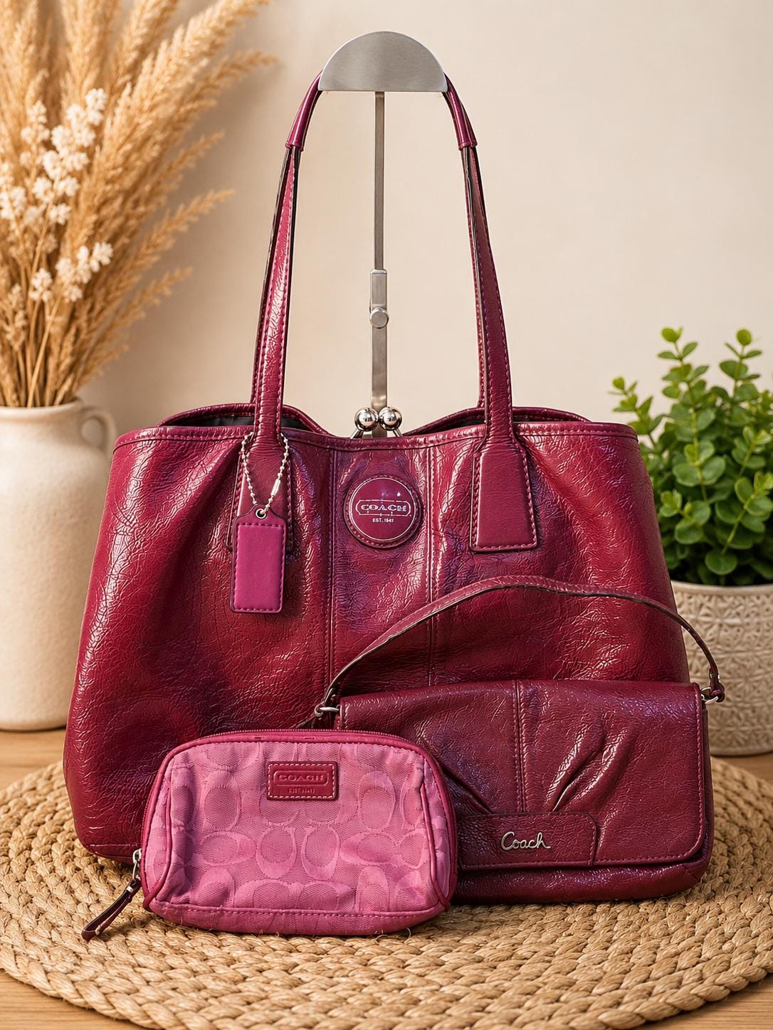 2000s pink coach bag - Etsy 日本