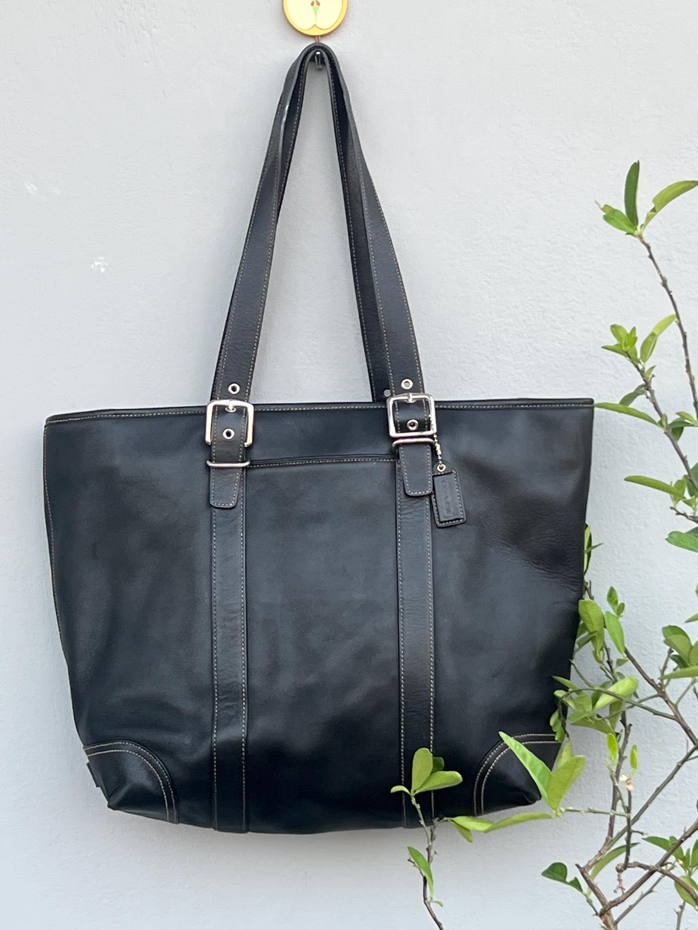 Vintage Coach Gallery Tote Handbag - Etsy