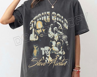 Vintage Stone Cold Steve Austin Wrestling Tee - 90s WWF Titan