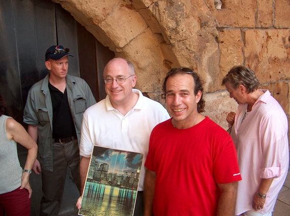 9/11 Memorial Canvas Art Print: Signed & Numbered Twin