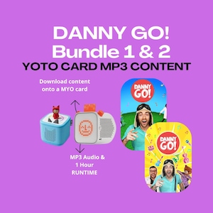 Danny Go-bundel MP3-afspeellijst voor Yoto-inhoud MYO-kaart |Kinderaudio | Digitale download