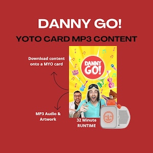 Danny Go MP3-afspeellijst voor Yoto-content MYO Card |Kinderaudio | Digitale download