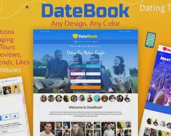 DateBook-tema – WordPress-tema för dejting – Pro