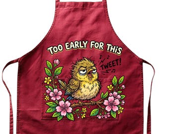 Too Early Bird PNG Funny Morning Mood Quote Sleepy Spring Design