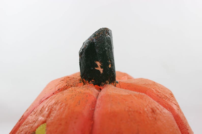 Coconut Halloween Jack O' Lantern Pumpkin Handcrafted Made Etsy