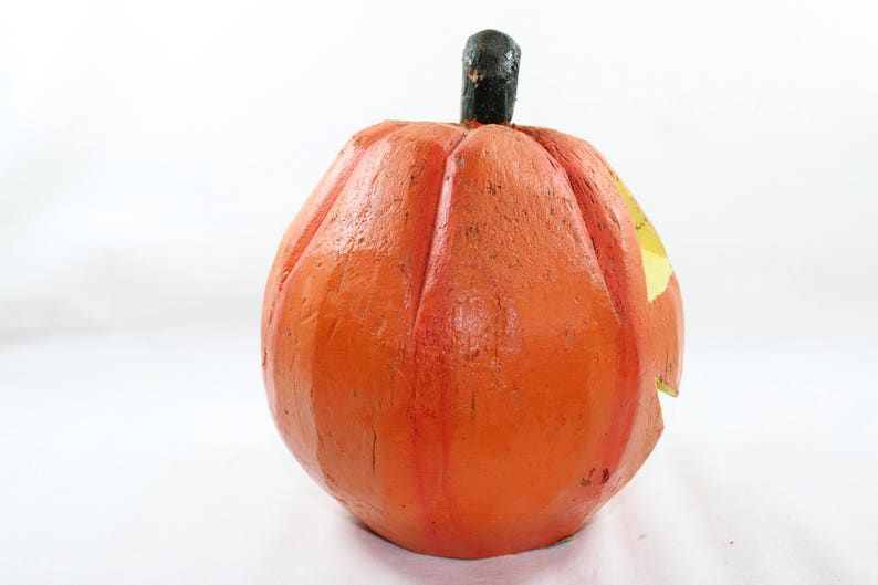 Coconut Halloween Jack O' Lantern Pumpkin Handcrafted Made Etsy