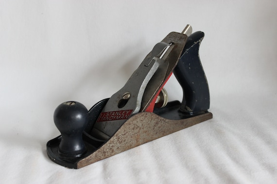 Vintage Stanley Handyman H1204 Cast Iron Steel Bench Plane Etsy