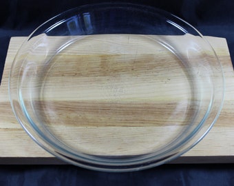 Vintage Pyrex Pie Plate Number 209 Clear 9 inch Pie Dish