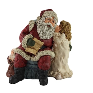 Limited Edition Santa 1997 by June McKenna, “All I Want for Christmas,” Figurine