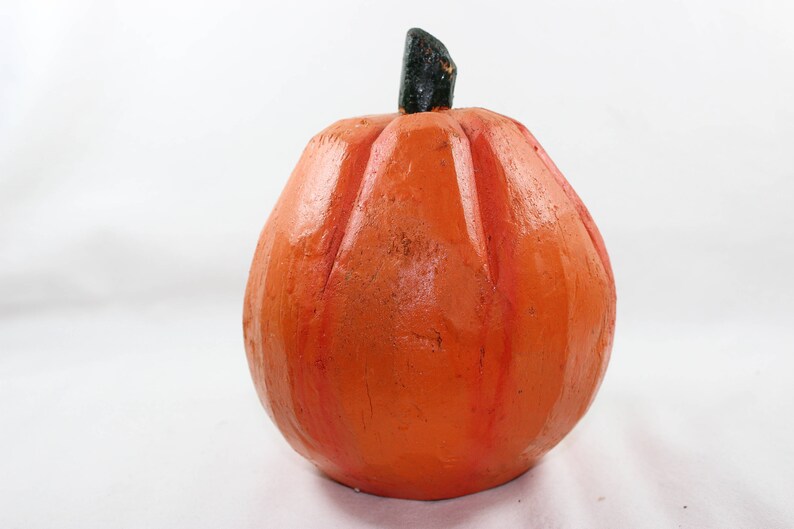 Coconut Halloween Jack O' Lantern Pumpkin Handcrafted Made Etsy
