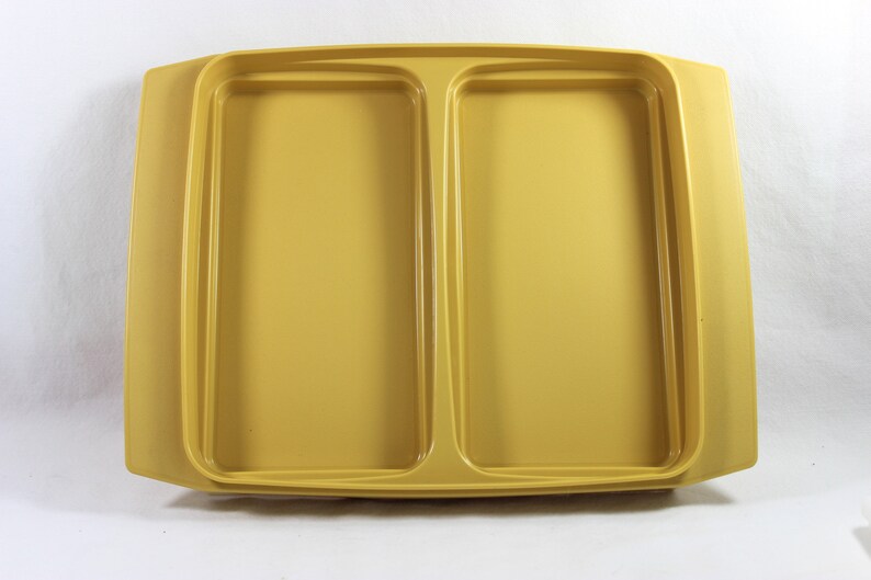 Vintage Tupperware Harvest Gold Deviled Egg Tray Carrier With Etsy