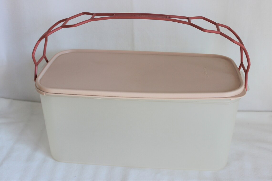 Vintage Tupperware Modular Mates Picnic Basket Set For 4 Etsy